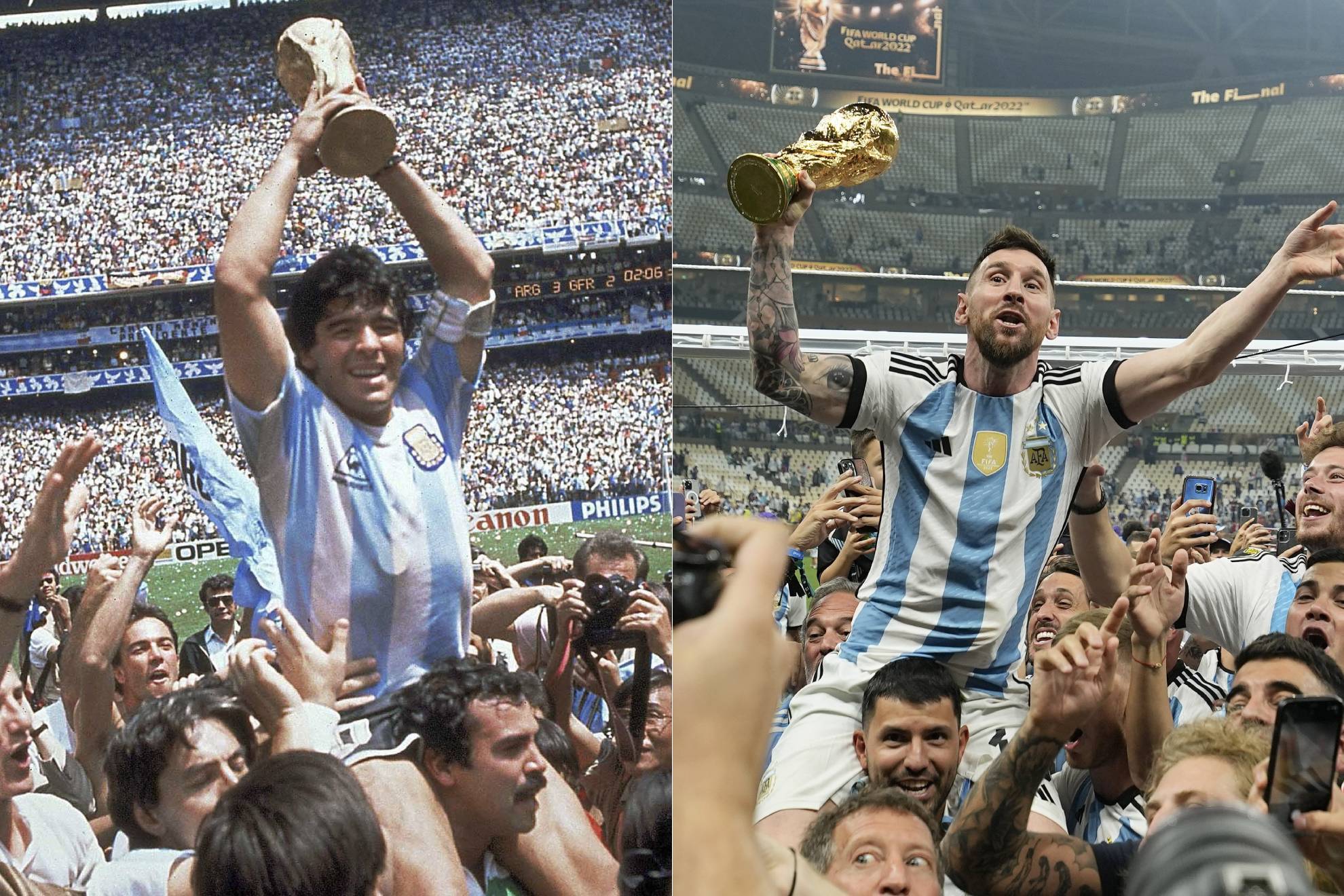 Messi mundial Maradona